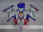 Verkleidungssatz für Einspritzung für GSX R600 06-07 - Blau, Weiß - MOTOREX #OYO87905304