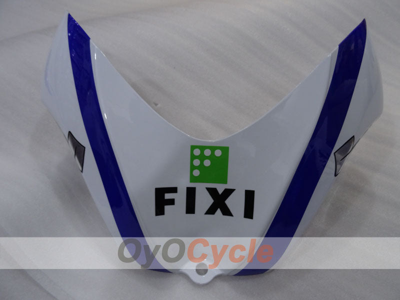 Verkleidungssatz für Einspritzung für GSX R600 06-07 - Blau, Weiß - MOTOREX #OYO87905304