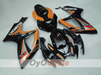 Verkleidungssatz für Einspritzung für GSX R600 06-07 - Orange, Schwarz - Werksstil #OYO87905307
