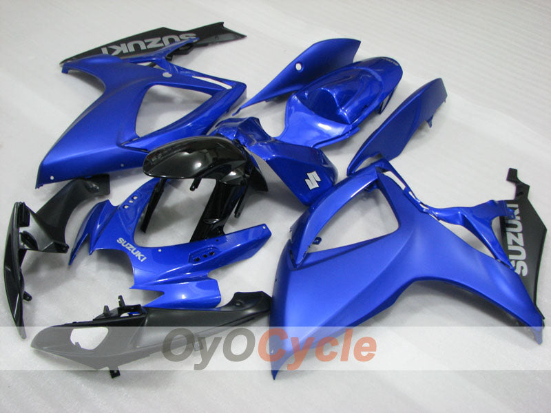 Verkleidungssatz für Einspritzung für GSX R600 06-07 - Blau, Schwarz - Werksstil #OYO87905309