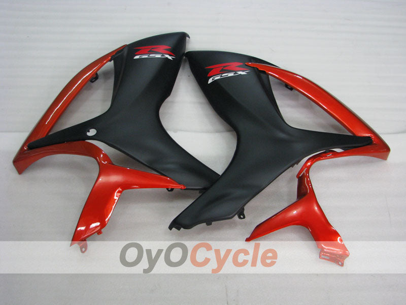 Verkleidungssatz für Einspritzung für GSX R600 06-07 - Rot, Schwarz - Werksstil #OYO87905310