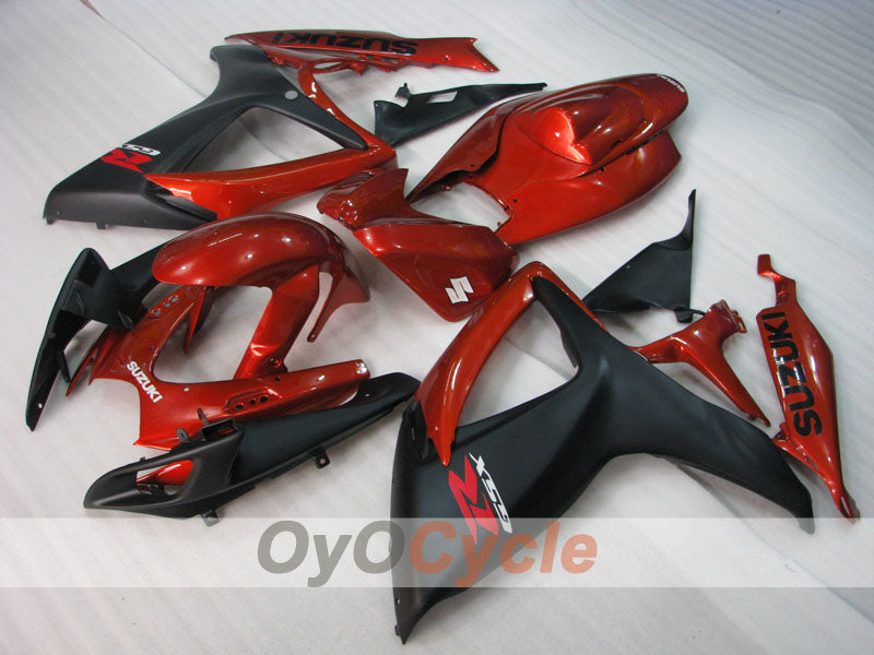 Einspritz-Verkleidungskit für die GSX R750 06-07 - Rot, Schwarz - Werksstil #OYO87905347 Hauptbild