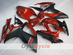 Verkleidungssatz für Einspritzung für GSX R600 06-07 - Rot, Schwarz - Werksstil #OYO87905310