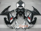 Verkleidungssatz für Einspritzung für GSX R600 06-07 - Schwarz, Silber - Werksstil #OYO87905312