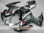 Verkleidungssatz für Einspritzung für GSX R600 06-07 - Schwarz, Silber - Werksstil #OYO87905312