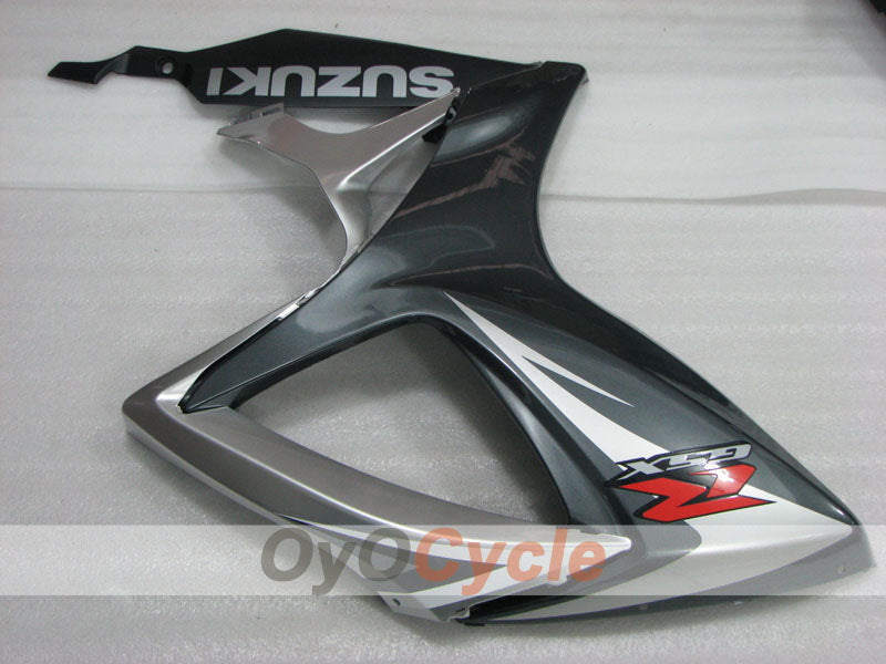 Verkleidungssatz für Einspritzung für GSX R600 06-07 - Schwarz, Silber - Werksstil #OYO87905312