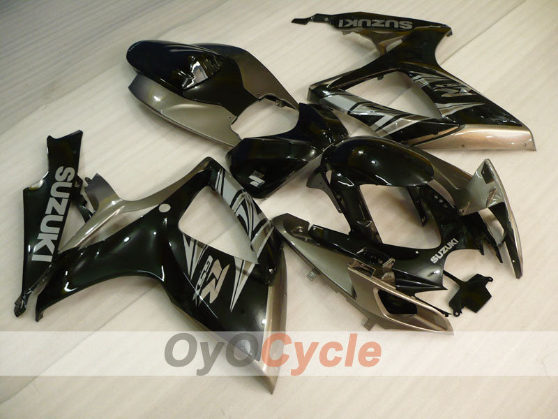 Verkleidungssatz für Einspritzung für GSX R600 06-07 - Schwarz, Grau - Werksstil #OYO87905313