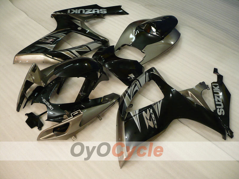 Verkleidungssatz für Einspritzung für GSX R600 06-07 - Schwarz, Grau - Werksstil #OYO87905313