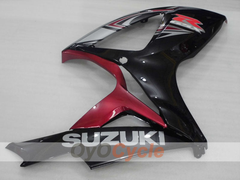 Verkleidungssatz für Einspritzung für GSX R600 06-07 - Schwarz, Fuchsia - Werksstil #OYO87905314