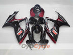 Verkleidungssatz für Einspritzung für GSX R600 06-07 - Schwarz, Fuchsia - Werksstil #OYO87905314