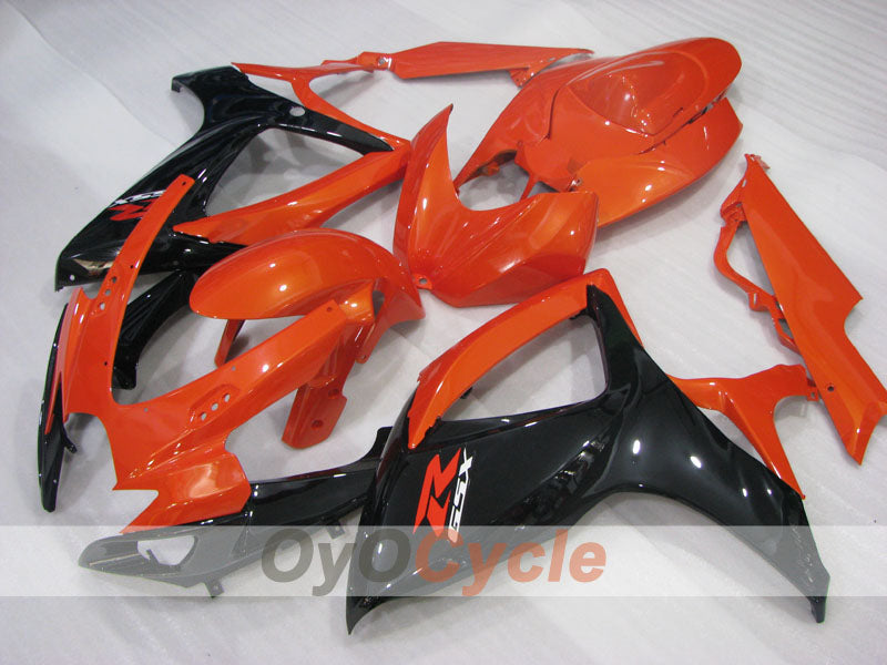Einspritzverkleidungssatz für 06-07 GSX R600 - Orange, Schwarz - Werksdesign #OYO87905316 Hauptbild