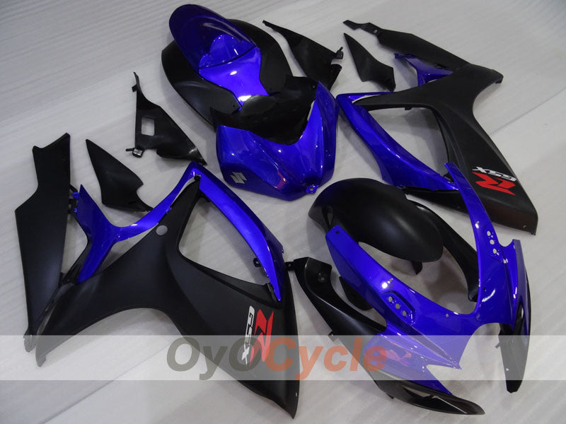 Einspritzverkleidungssatz für 06-07 GSX R600 - Blau, Schwarz - Werksdesign #OYO87905317 Hauptbild