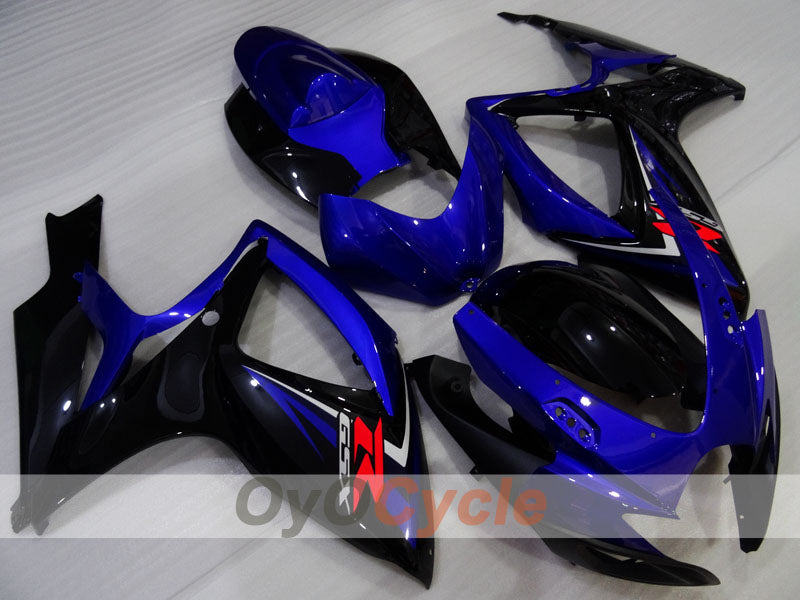 Einspritzverkleidungssatz für 06-07 GSX R600 - Blau, Schwarz - Werksdesign #OYO87905319 Hauptbild