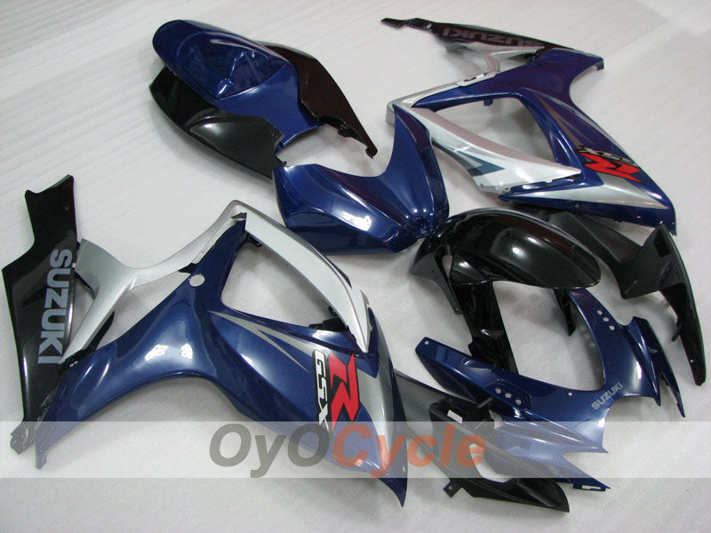 Einspritz-Verkleidungssatz für GSX R750 06-07 - Blau, Schwarz - Werksstil #OYO87905358 Hauptbild