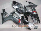 Einspritzverkleidungssatz für 06-07 GSX R600 - Schwarz, Grau - Werksdesign #OYO87905323