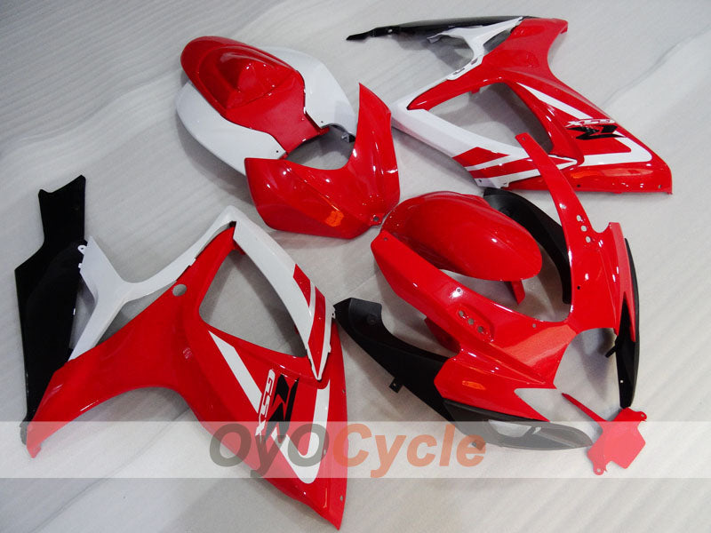 Einspritzverkleidungssatz für 06-07 GSX R600 - Rot, Weiß, Schwarz - Werksdesign #OYO87905327 Zweitbild