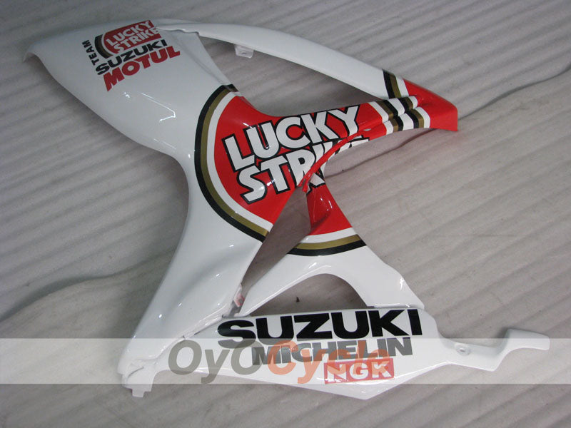 Einspritzverkleidungssatz für GSX R750 06-07 - Rot, Weiß - Lucky Strike #OYO87905375