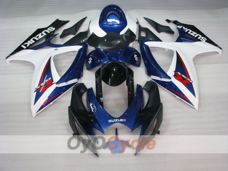 Einspritzverkleidungssatz für GSX R600 06-07 - Blau, Schwarz - Werksstil #OYO87905336 Hauptbild