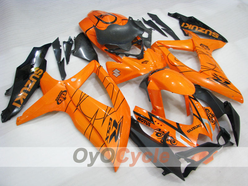 Einspritzverkleidungssatz für GSX R750 08-10 - Orange, Schwarz - MOTUL #OYO87905419 Hauptbild