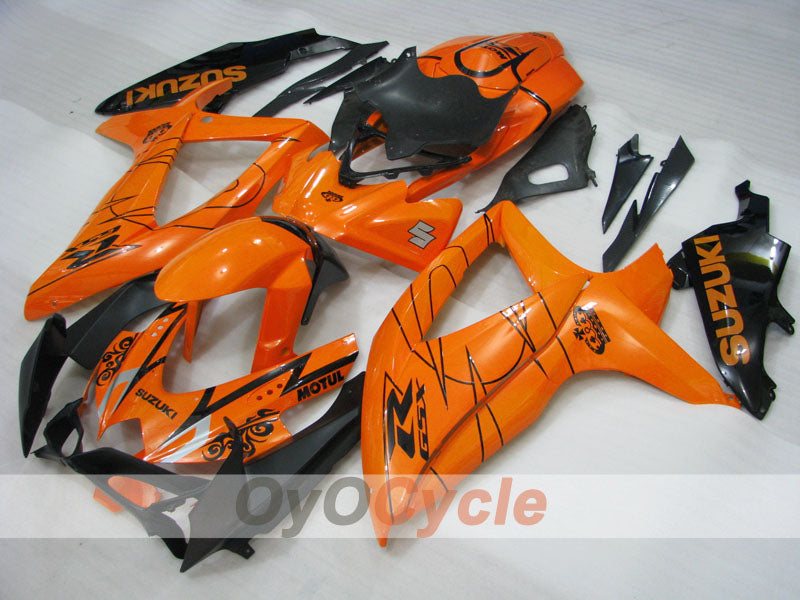 Einspritzverkleidungssatz für GSX R750 08-10 - Orange, Schwarz - MOTUL #OYO87905419 Zweitbild