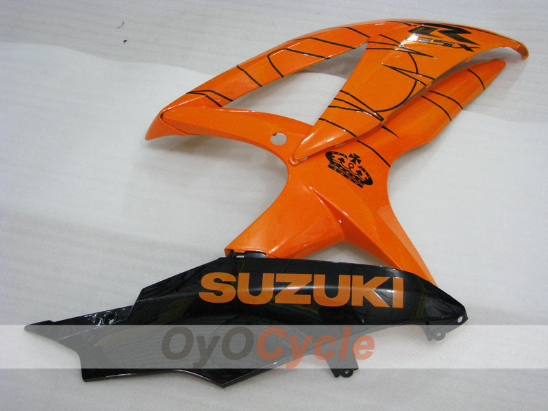 Einspritzverkleidungssatz für GSX R750 08-10 - Orange, Schwarz - MOTUL #OYO87905419