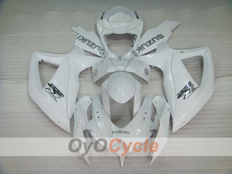 Einspritzverkleidungssatz für GSX R600 08-10 - Weiß - Werksdesign #OYO87905377