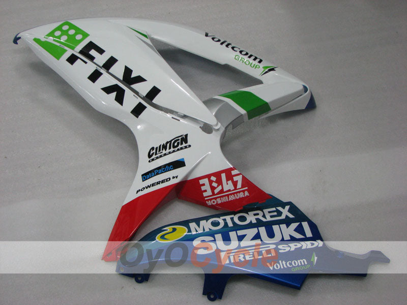 Verkleidungssatz für Einspritzmodelle 08-10 GSX R600 - Blau, Weiß - FIXI #OYO87905379