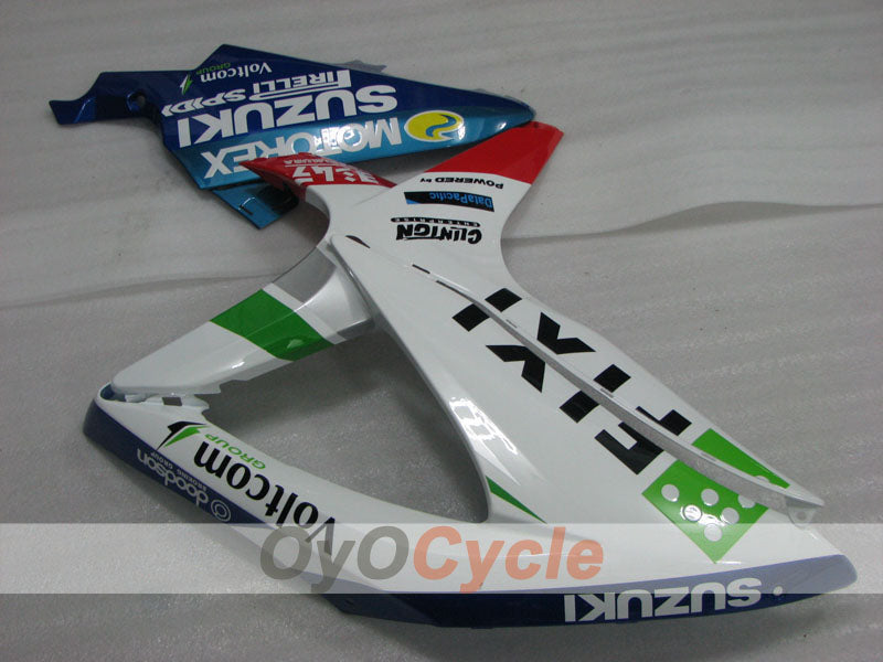 Verkleidungssatz für Einspritzmodelle 08-10 GSX R600 - Blau, Weiß - FIXI #OYO87905379