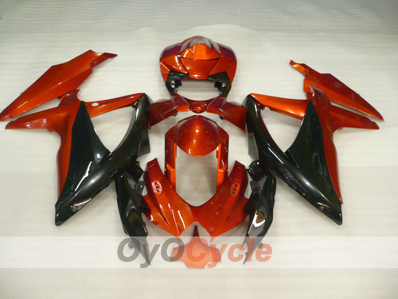 Einspritzverkleidungssatz für GSX R750 08-10 - Orange, Schwarz - Werksstil #OYO87905423 Zweitbild