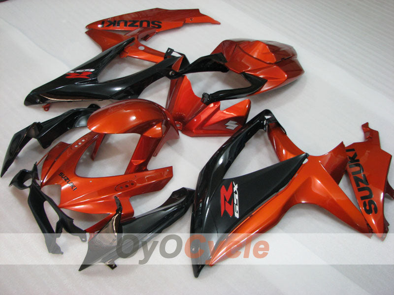 Einspritzverkleidungssatz für GSX R750 08-10 - Orange, Schwarz - Werksstil #OYO87905424 Zweitbild