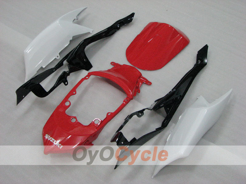 Einspritzverkleidungssatz für GSX R750 08-10 - Rot, Weiß, Schwarz - Werksstil #OYO87905425