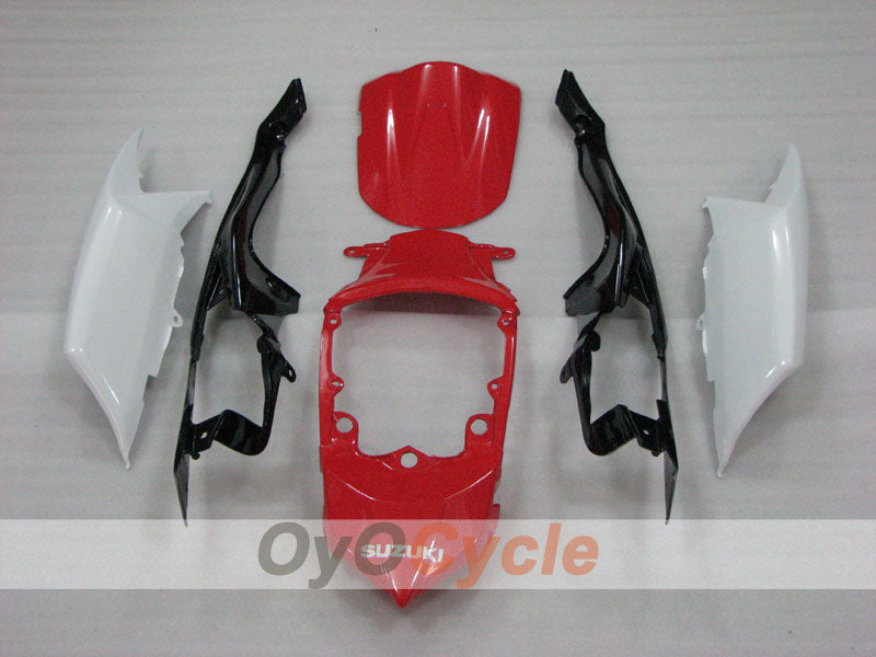 Einspritzverkleidungssatz für GSX R750 08-10 - Rot, Weiß, Schwarz - Werksstil #OYO87905425