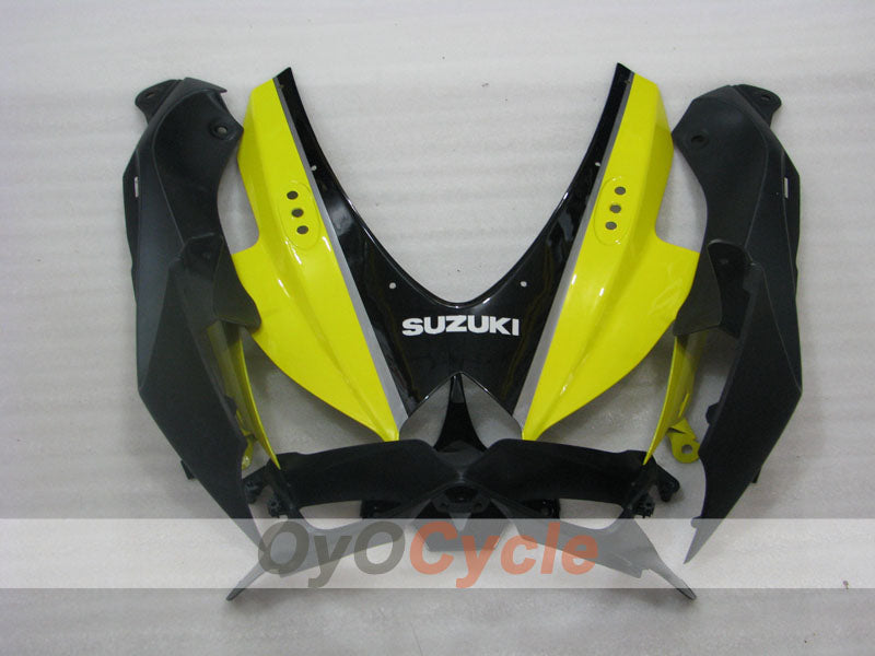 Verkleidungssatz für Einspritzmodelle 08-10 GSX R600 - Gelb, Schwarz - Werksstil #OYO87905384