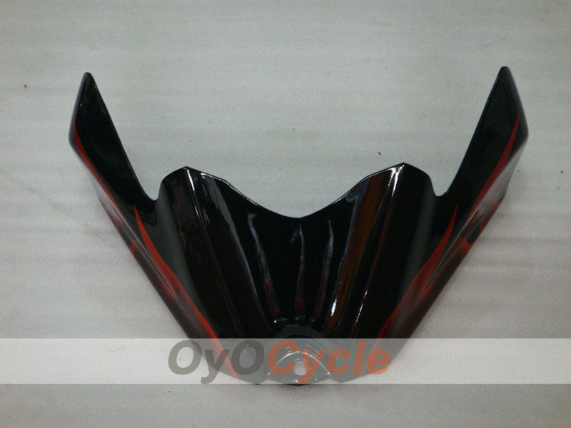 Verkleidungssatz für Einspritzmodelle 08-10 GSX R600 - Schwarz - Flamme #OYO87905385
