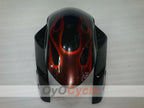 Verkleidungssatz für Einspritzermodelle der GSX R750 08-10 - Rot, Schwarz - Flamme #OYO87905428