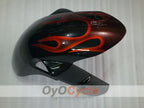 Verkleidungssatz für Einspritzermodelle der GSX R750 08-10 - Rot, Schwarz - Flamme #OYO87905428