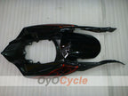 Verkleidungssatz für Einspritzmodelle 08-10 GSX R600 - Schwarz - Flamme #OYO87905385