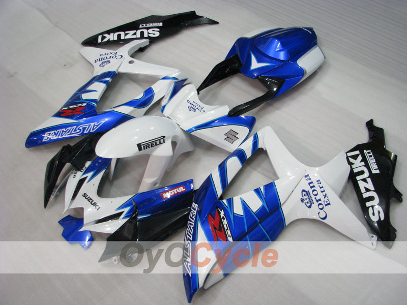 Verkleidungssatz für Einspritzermodelle der GSX R750 08-10 - Blau, Weiß - Corona #OYO87905429