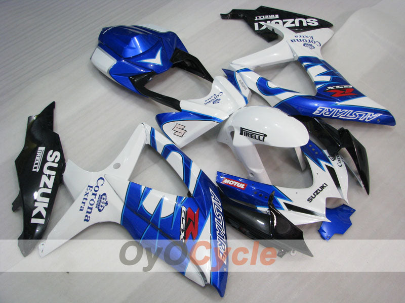 Verkleidungssatz für Einspritzermodelle der GSX R750 08-10 - Blau, Weiß - Corona #OYO87905429 Hauptbild
