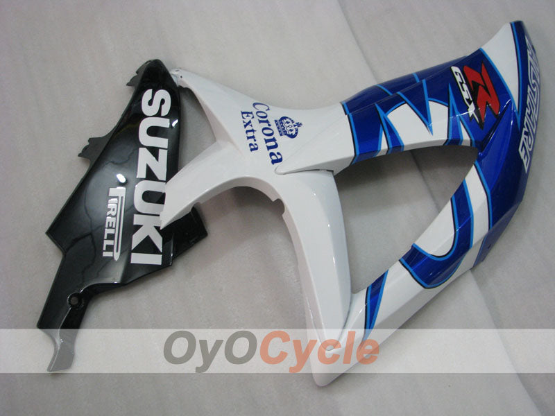 Verkleidungssatz für Einspritzermodelle der GSX R750 08-10 - Blau, Weiß - Corona #OYO87905429