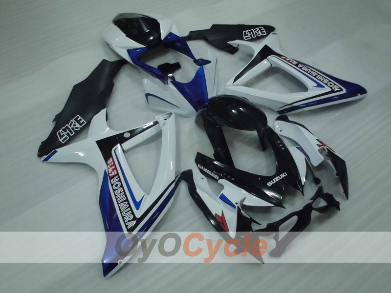 Verkleidungssatz für Einspritzermodelle der GSX R750 08-10 - Blau, Weiß - YOSHIMURA #OYO87905430 Hauptbild
