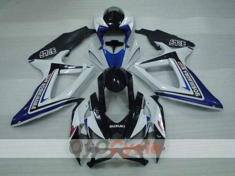 Verkleidungssatz für Einspritzermodelle der GSX R750 08-10 - Blau, Weiß - YOSHIMURA #OYO87905430 Zweitbild