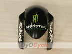 Verkleidungssatz für Einspritzmodelle 08-10 GSX R600 - Weiß, Schwarz - Monster #OYO87905388