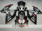 Verkleidungssatz für Einspritzmodelle 08-10 GSX R600 - Weiß, Schwarz - Beacon #OYO87905389