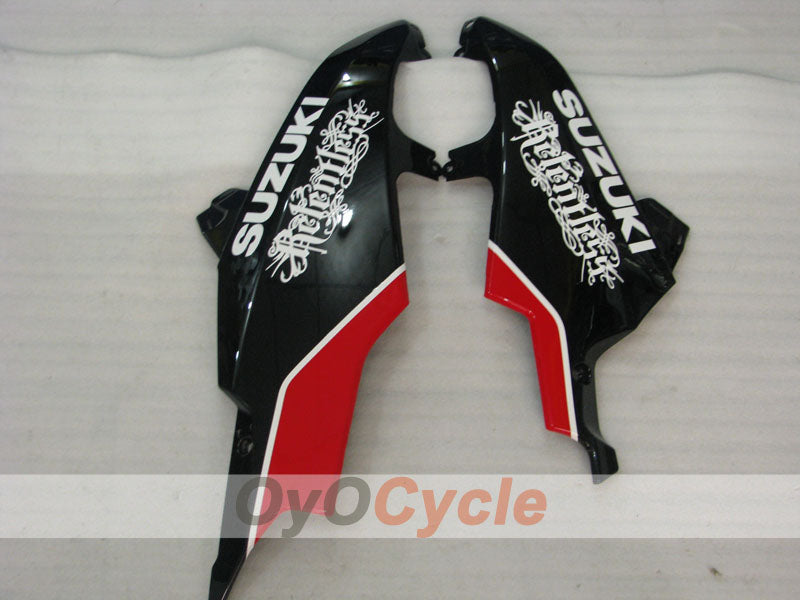 Verkleidungssatz für Einspritzmodelle 08-10 GSX R600 - Weiß, Schwarz - Beacon #OYO87905389