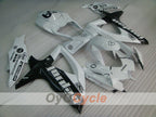 Verkleidungssatz für Einspritzermodelle der GSX R750 08-10 - Weiß, Schwarz - Jordan #OYO87905433