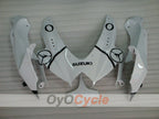 Verkleidungssatz für Einspritzermodelle der GSX R750 08-10 - Weiß, Schwarz - Jordan #OYO87905433