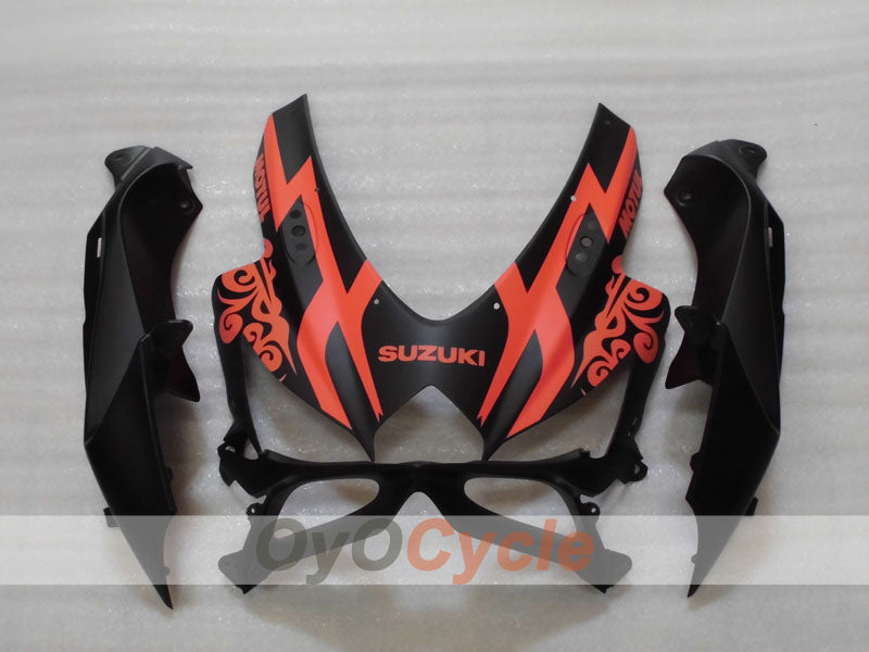 Spritzverkleidungssatz für 08-10 GSX R600 - Orange, Schwarz, Matt - Corona #OYO87905391