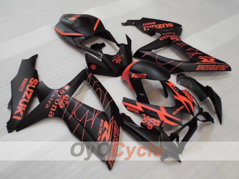 Verkleidungssatz für Einspritzermodelle der GSX R750 08-10 - Orange, Schwarz, Matt - Corona #OYO87905434 Hauptbild