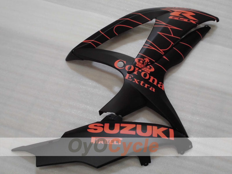 Spritzverkleidungssatz für 08-10 GSX R600 - Orange, Schwarz, Matt - Corona #OYO87905391
